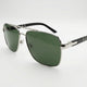 Emerald Baron – Silver & Black Aviator Sunglasses UV400 Protection Unisex Luxury Frame Premium Metal Design