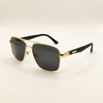 Imperial Regent – Gold Aviator Sunglasses UV400 Protection Unisex Luxury Frame Premium Smoke Lens Executive Edition