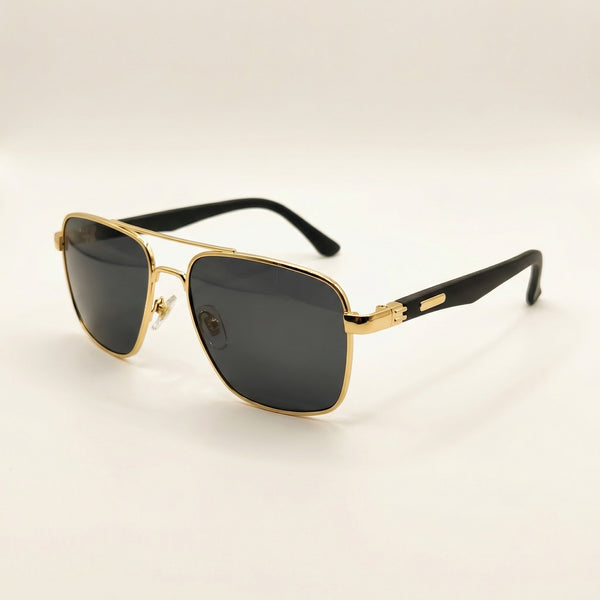Imperial Regent – Gold Aviator Sunglasses UV400 Protection Unisex Luxury Frame Premium Smoke Lens Executive Edition